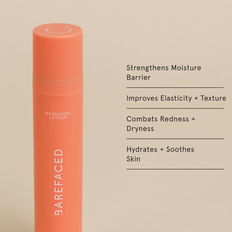 Barefaced Hydrating Lotion 50mL - Oil Free, Lightweight Moisturizer with