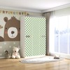 CAX Checkered Peel and Stick Wallpaper Mosaic Wallpaper 17.3''x300'' Green