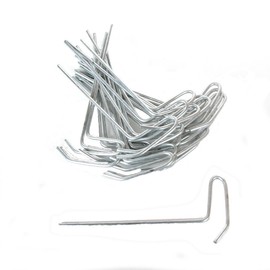 Orchid Nerd Galvanized Rhizome Clip for Clay Pot (4 Inch 10 Pack) Orchid Clips