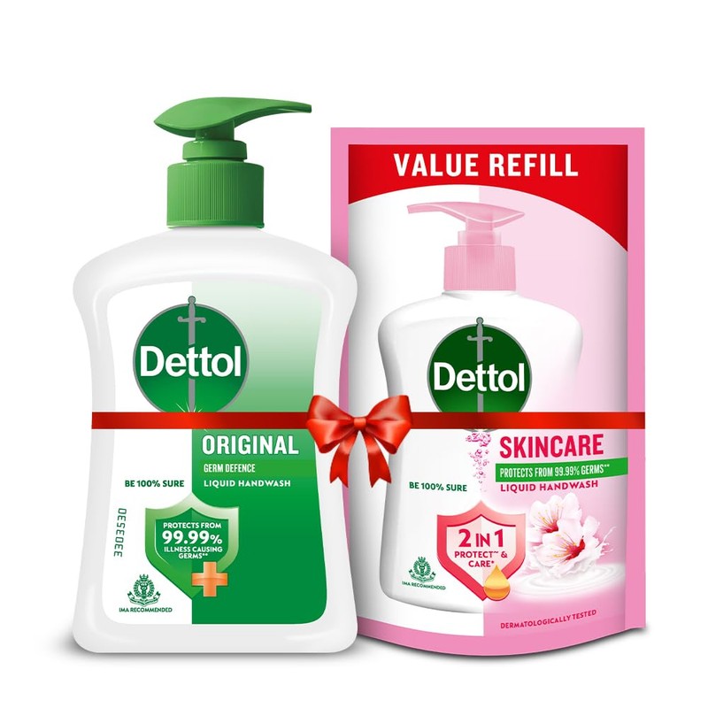Dettol Liquid Handwash (Original) - 200 ml with Free Dettol