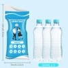 Takelablaze 24Pcs Disposable Urine Bags 900ML Emergency Portable Urinal Bag