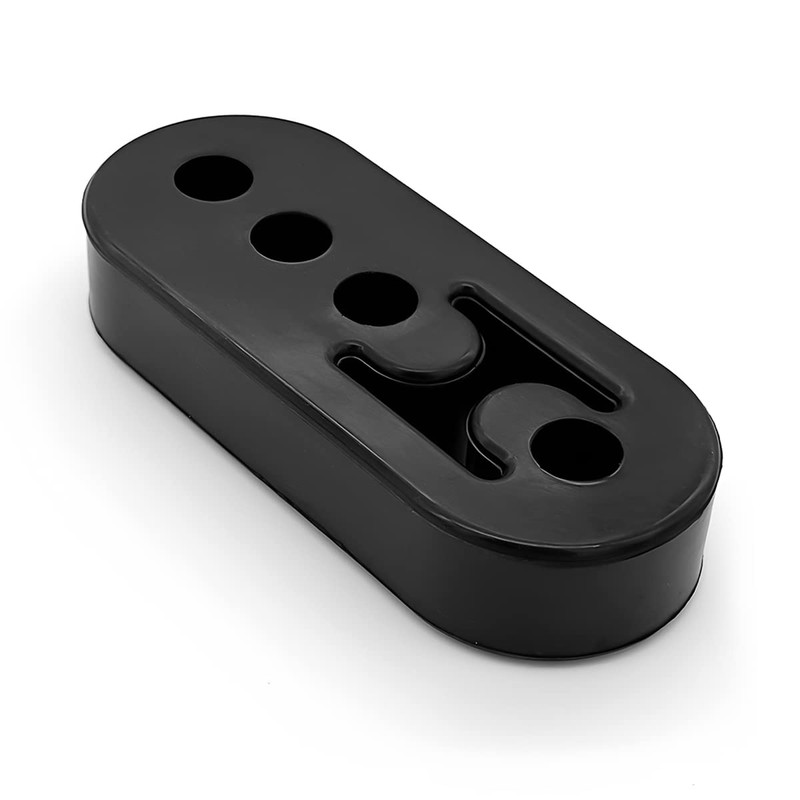 Exhaust Rubber Hanger, 2PCS Insulator Bushing Mount with 4 Holes,