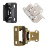 Self-Closing Cabinet Door Hinges, 1/2" Overlay Kitchen Cabinet Door Hinges,