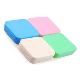 Ankita Facial Cleansing Sponge | Make Up Washing Pad | Make Up Cleanser 100 | Multi Color(Pack of 4) by Chhavi Creation |