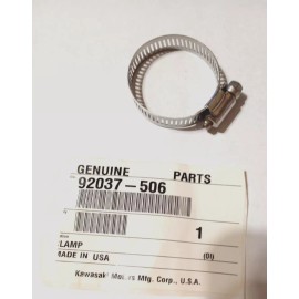 Kawasaki KAF300, KAF400 Hose Clamp NOS 92037-506 (L-4315)
