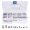 340Pcs Set Screw 304 Stainless Steel End Hex Adapter Machine