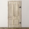 HINZIC 10Pcs 2 Inch Black T-Strap Shed Hinge, Barn Door