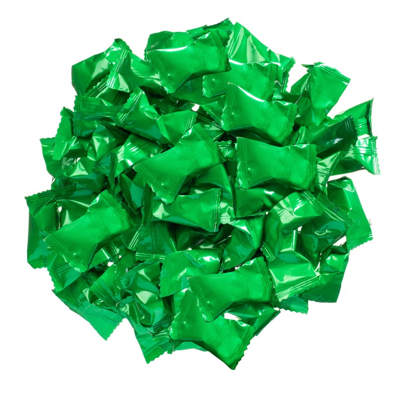 Candy Envy - Green Wrapped Buttermints - 13 oz. Bag