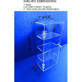Unbranded/Generic Acrylic Countertop Display (REMOVABLE SHELVES)