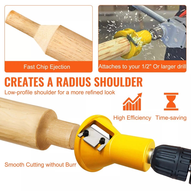 Tenon Cutter Log Furniture Kit 1" & 1.5"& 2" with