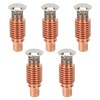 5Pcs Plasma Torch Electrode Copper High Temperature Resistance Accessories 220971