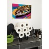 The Plum Penguin African Rock Python Pop Art Wooden Wall