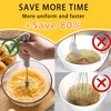 Stainless Steel Semi-Automatic Whisk, Hand Frother & Wisking Tool, Egg