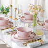 AmorArc Ceramic Dinner Plates Set of 6,10.0 Inch Matte Stoneware
