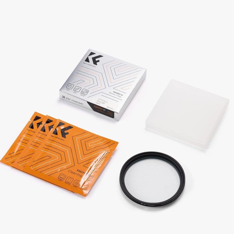 K&F Concept 52mm Variable Star Filter, 4 Points 8 Points