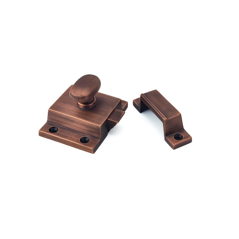 Infinity Decor Solid Brass Cupboard Catch - Thumb Turn Latch