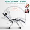 H&ZT Zero Gravity Chair,Folding Lounge Recliners with Removable Soft Pad,Headrest