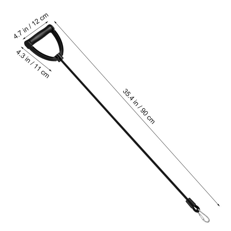 Kisangel Exercise Bands Resistance Bands Handles Pair for Stair Stepper