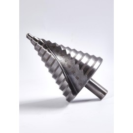 HSS Spiral Step Cone Drill Bit, 6-60mm, Metal and Wood Hole Cutter Tool