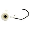 Jenko Slasher Crappie Jig Head, White, 1/32 oz