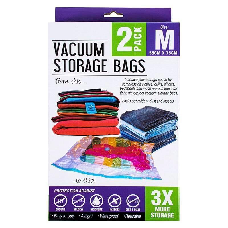 LEDON® 2/4x Space Saver Vacuum Bags Storage Seal Compressing Organizer