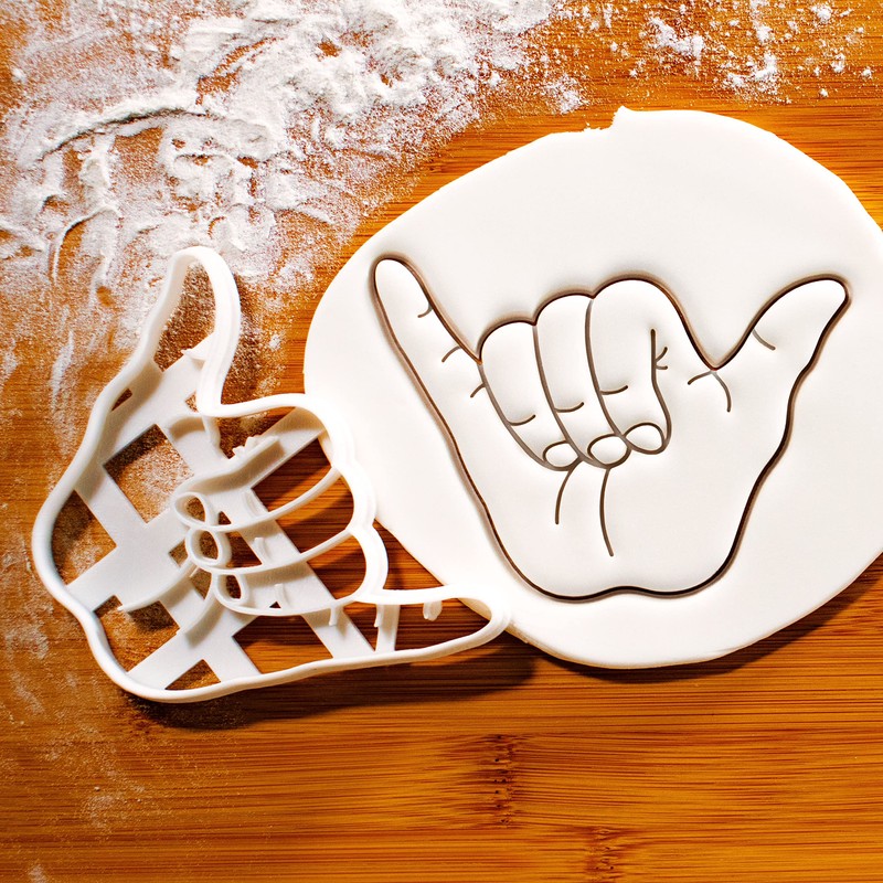 American Sign Language Finger Alphabet Y Cookie Cutter, 1 Piece