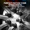 14x1.5 Wheel Lug Nuts, 24 pcs Black M14x1.5 Lug Nut