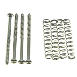 Dopro 50 tornillos de montaje para pastilla de bajo para guitarra de precisión P, Bass Jazz J Bass o P90, níquel