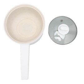 1.8L Electric Hot Pot 700W Single Layer Multifunctional Portable Electric Cooker with Long Handle Power Cord for Home