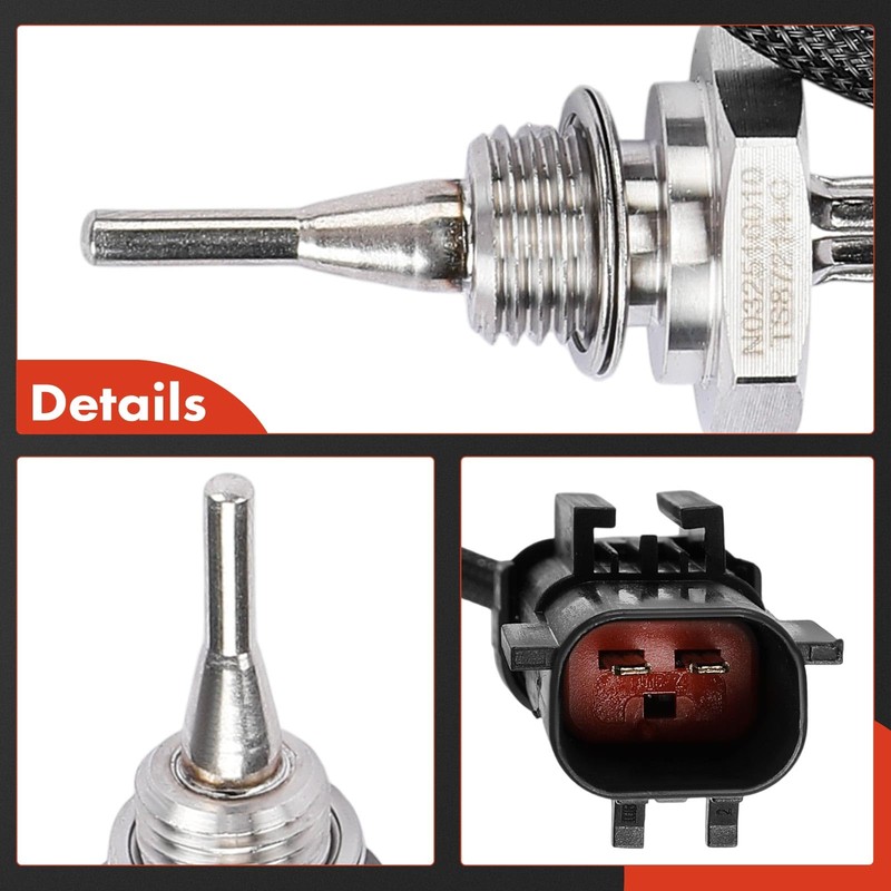 A-Premium Engine Coolant Temperature Sensor [2 Blades] Compatible with International,