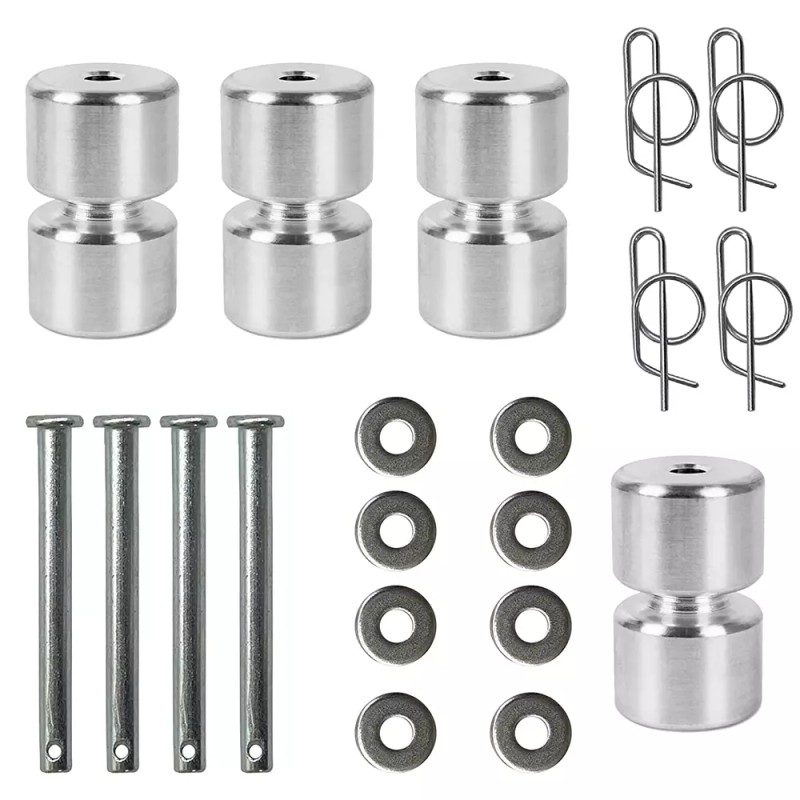 zhi-109350 4 Sets Rollers Pins Washers Rings Replacement for GMNR925