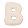 Perfeclan Letter Plush Pillow Decorative Throw Pillow Letter Hugging Throw