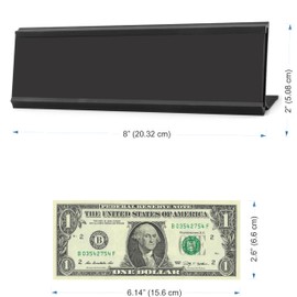 stampexpression CEO (Chief Entertainment Officer) Funny Novelty Desk Plate - 2" x 8" Name Plate – Black Name Plate with Black Aluminum Desk Holder (A-1218)