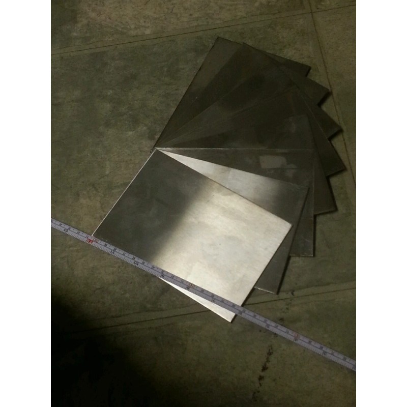 Stainless Steel Plate 4 Pieces 24 Gauge 6" x 4"+-
