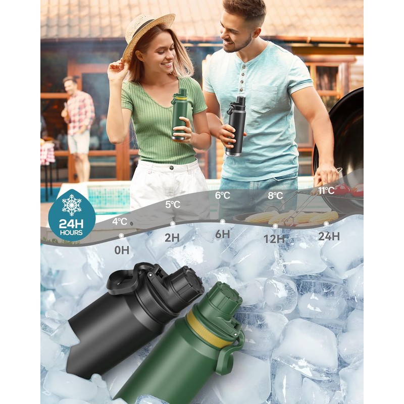 Thermos Flask Stainless Steel Insulated - 532 ml, 710 ml,