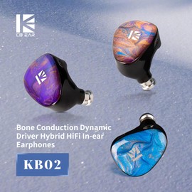 EZ EAR KBEAR KB02 in Ear Monitor Headphones Wired Earbuds HiFi IEM in Ears Earphones with 2pin Detachable IEM Cable for Musicians Singers Audiophiles Guitarist