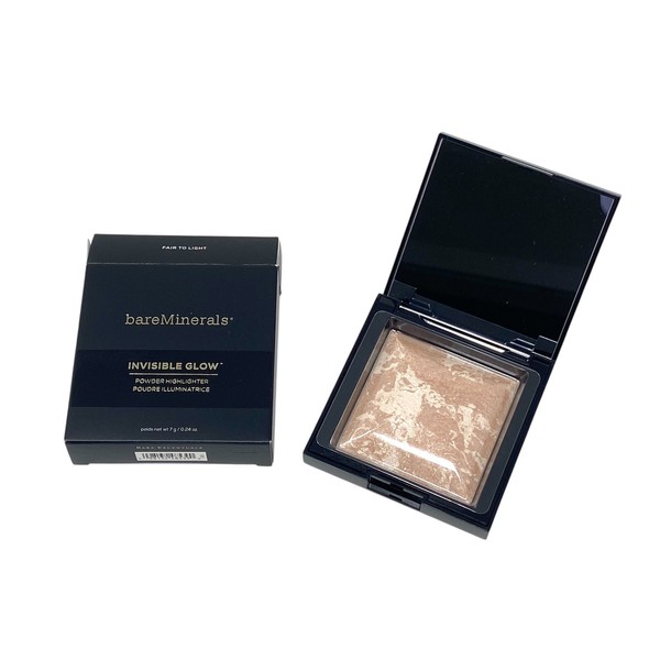 bareMinerals Invisible Glow FAIR to LIGHT Powder Highlighter .24 oz/7