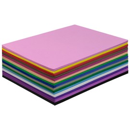 H.J. Immbir 58 Pack Foam Sheets Crafts, 12 x 8 Inch, Assorted 15 Colors 1mm Thick EVA Foam Paper Set for Crafts and DIY Arts