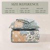 Quilts Queen Size-3 Pieces Soft Queen Bedspread Floral Patchwork Quilt