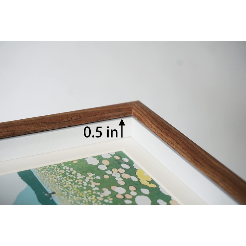 8x8 Wooden Picture Frame, 8x8 Square Picture Frame with 7x7