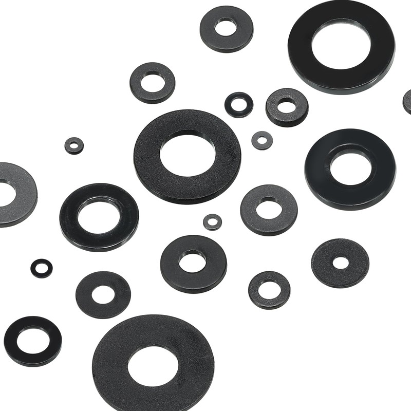 PATIKIL M2 Nylon Flat Washers 150pcs 2mm ID 5mm OD