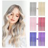 jianming Extensiones Cabello Sinteticas 10 Piezas Colores Fantasía