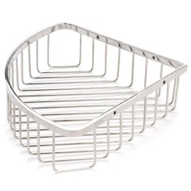 Unbranded Stainless Steel Bathroom Shower Caddy Corner Shelf Basket Wall Mounted Holder