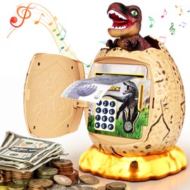 Apritsce Children's Dinosaur Egg Piggy Bank Piggy Bank for Boys Girls