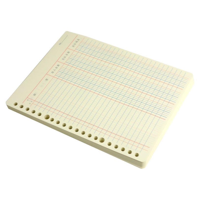 Kokuyo Tri-Color Printed Loose Leaf Papers