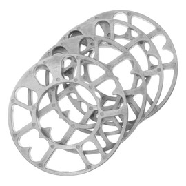 Outanaya 4Pcs Wheel Spacers Shims Plate Durable Alloy Aluminum for Wheel Fixing Enhances Grip and Handling Prevents Tyre Rubbing