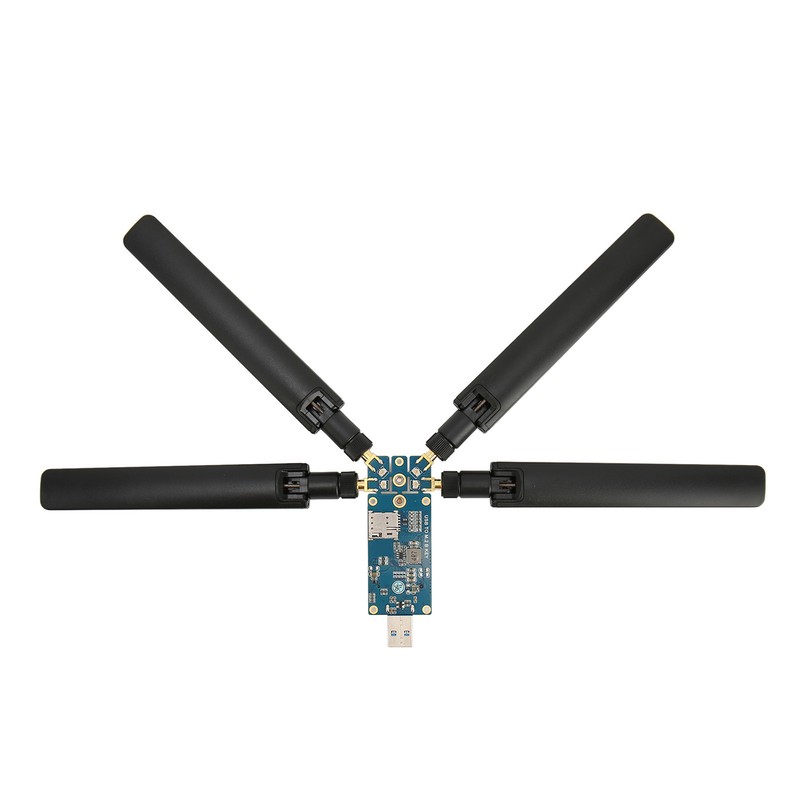 5G DONGLE Expansion Board 4 Antennas Aluminum Alloy ABS USB3.1