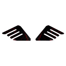 BIKE-label Tank Pad Side Red Black Compatible with Aprilia X800768VA