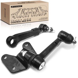 A-Premium Set of 2, Front Pitman Arm, Idler Arm, Compatible with Toyota 4Runner 1986-1991, Pickup 1986-1995