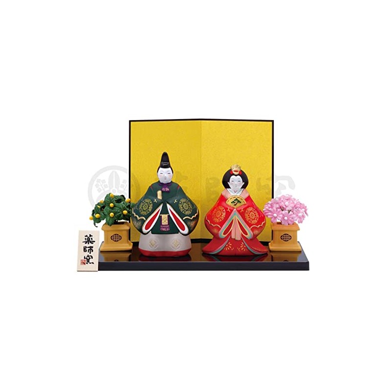 Yakushi Kiln Peach Festival Doll Nishiki Fuga Marubun Standing Hina